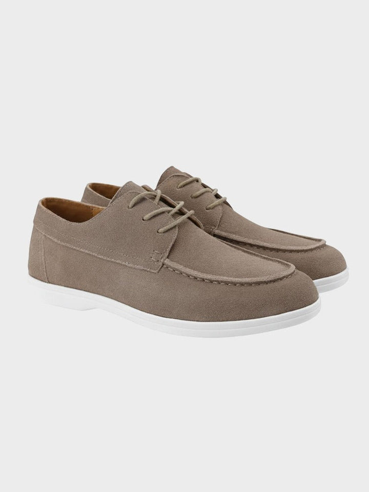 Zapatos de gamuza con cordones de lujo