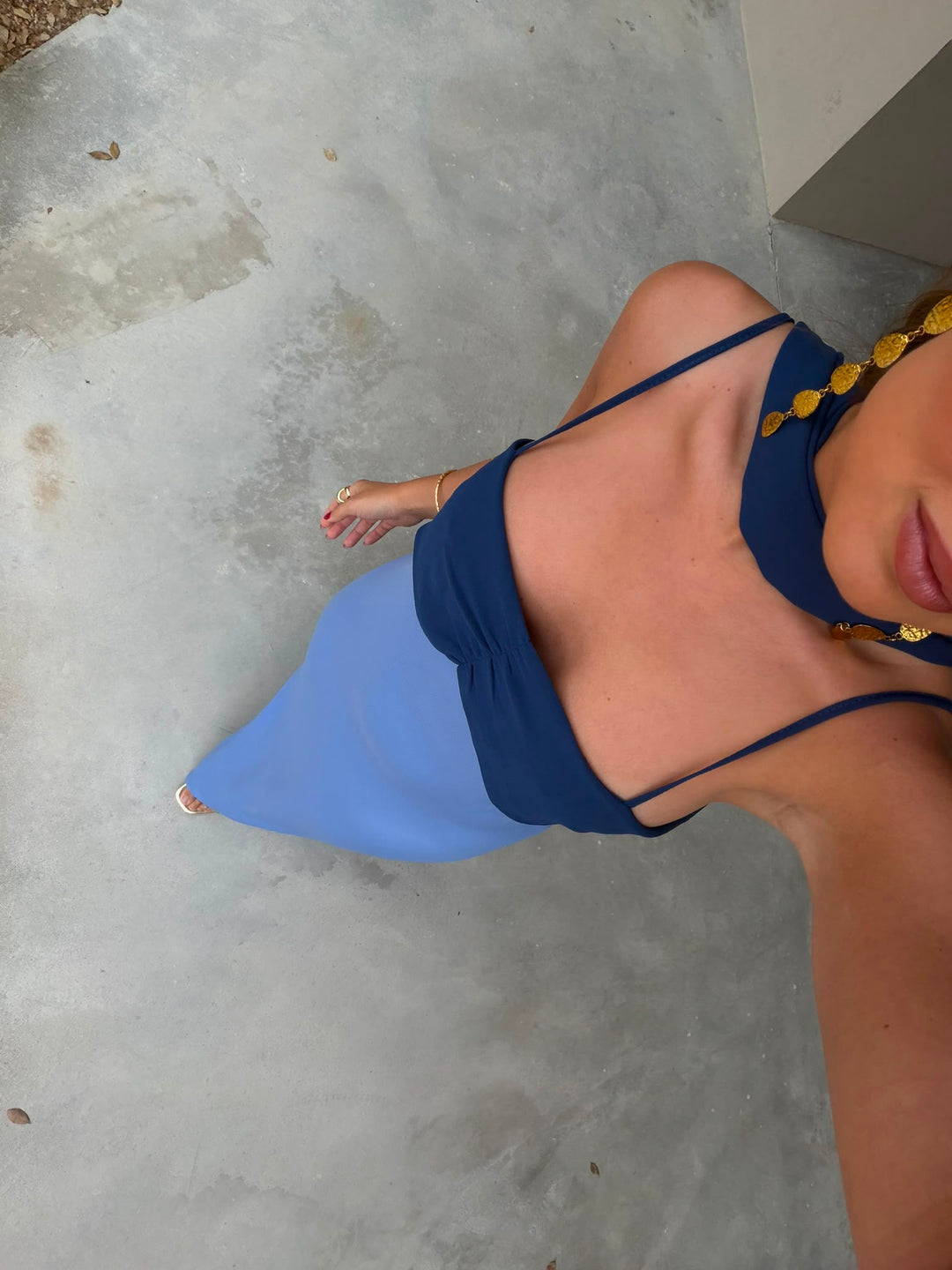 Zahara Dress in Blue - Shipping/Envio 19/06 to 26/06