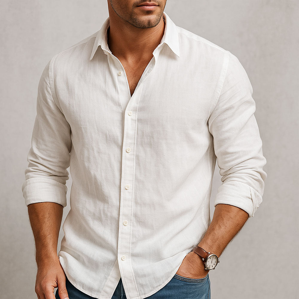 Camisa de lino Amalfi - Estilo costero sin esfuerzo