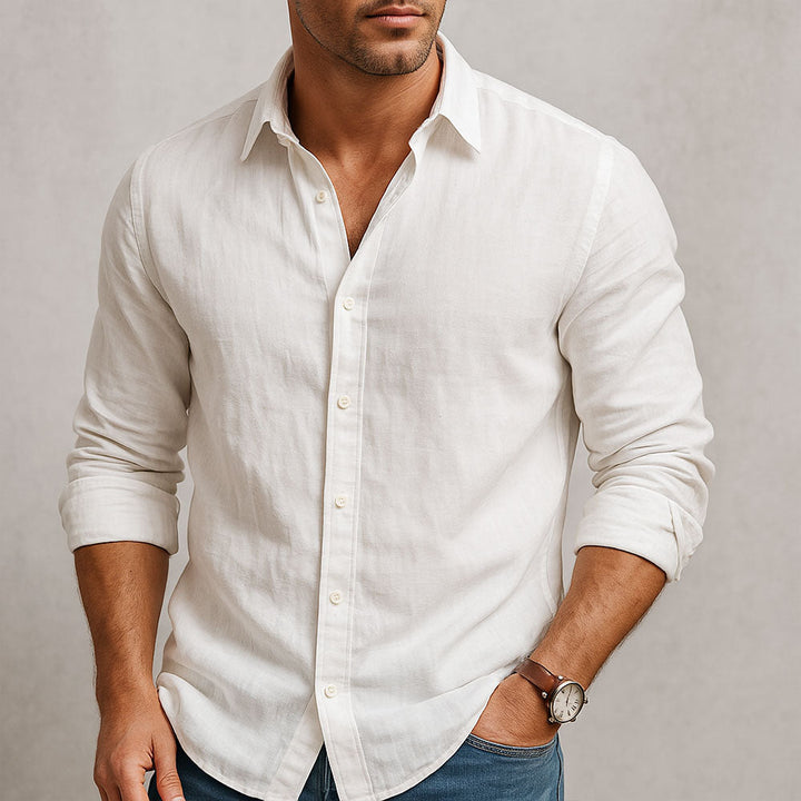 Camisa de lino Amalfi - Estilo costero sin esfuerzo