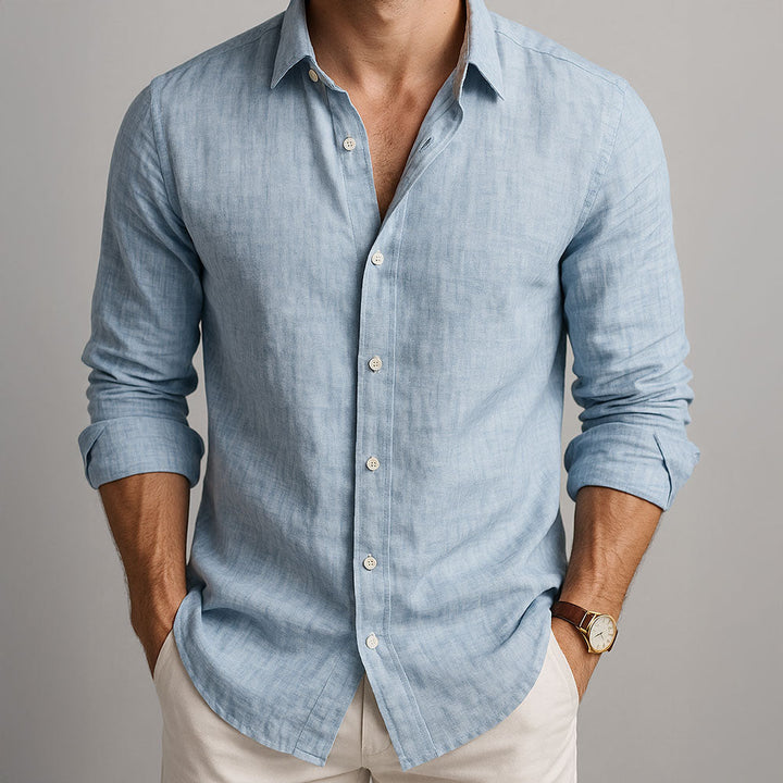 Camisa de lino Amalfi - Estilo costero sin esfuerzo