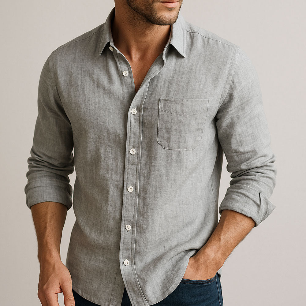 Camisa de lino Amalfi - Estilo costero sin esfuerzo