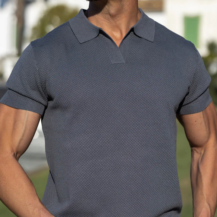 CAPRI Polo de cuello en V – Estilo sin esfuerzo y comodidad durante todo el día