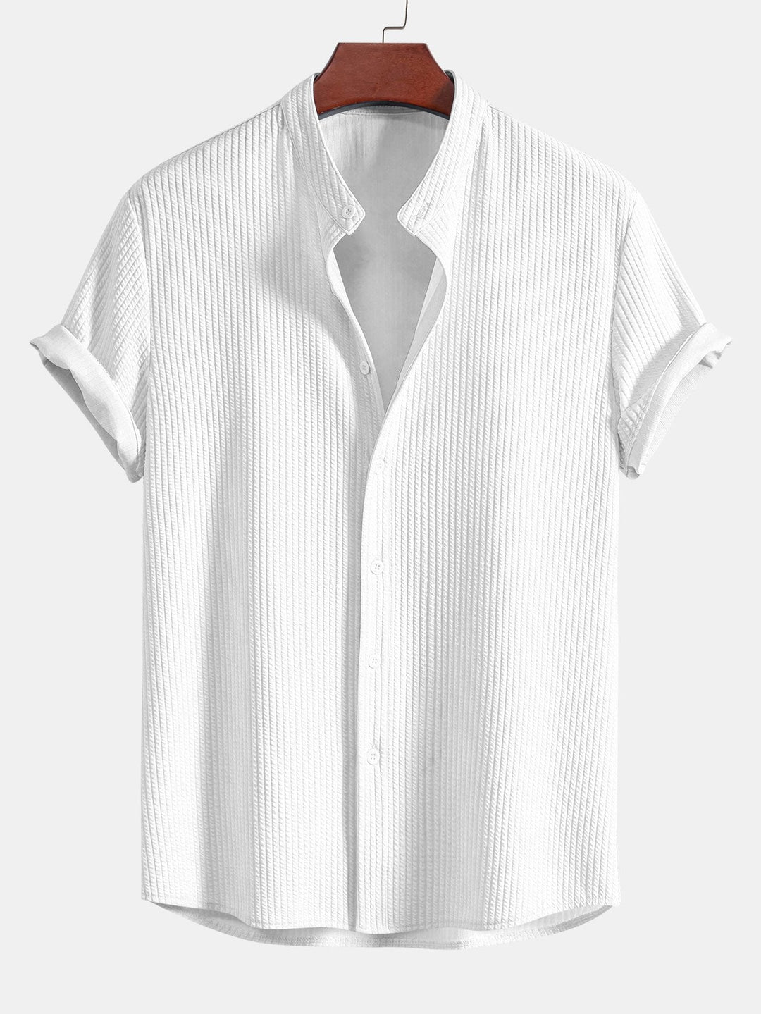 Porto Cervo Camisa de Punto Texturizado - Ajuste Moderno, Estilo Premium