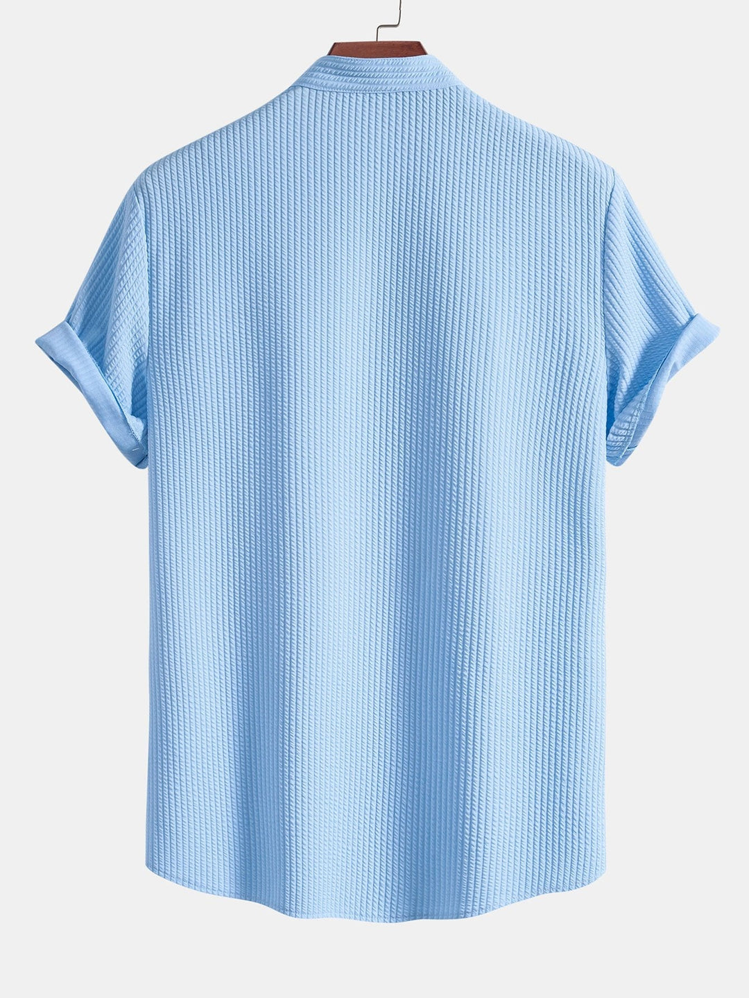 Porto Cervo Camisa de Punto Texturizado - Ajuste Moderno, Estilo Premium