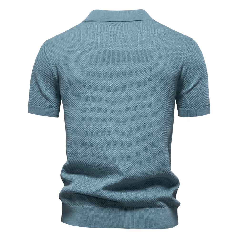 CAPRI Polo de cuello en V – Estilo sin esfuerzo y comodidad durante todo el día