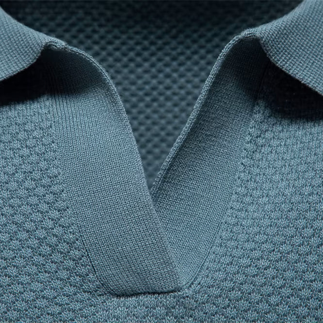 CAPRI Polo de cuello en V – Estilo sin esfuerzo y comodidad durante todo el día